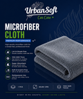 Microfiber Cloths - 1 pcs - 40x60 cms - 1100 GSM Thick Lint & Streak-Free Multipurpose Cloths - Automotive Microfiber Towels for Car Bike Cleaning Polishing Washing & Detailing