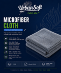 Microfiber Cloths - 1 pc - 40x40 cms - 1100 GSM Thick Lint & Streak-Free Multipurpose Cloths - Automotive Microfiber Towels for Car Bike Cleaning Polishing Washing & Detailing