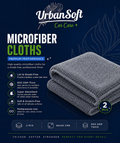 Microfiber Cloths - 2 pcs - 40x40 cms - 800 GSM Thick Lint & Streak-Free Multipurpose Cloths - Automotive Microfiber Towels for Car Bike Cleaning Polishing Washing & Detailing