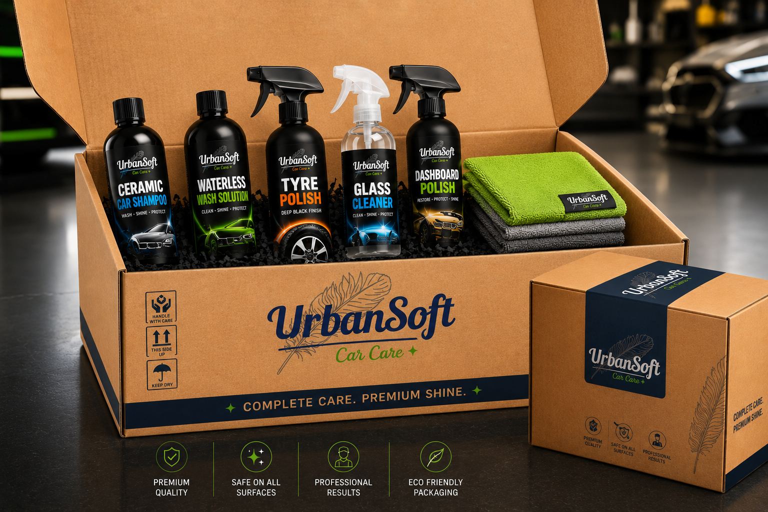 UrbanSoft Waterless Wash Kit (250 ML)